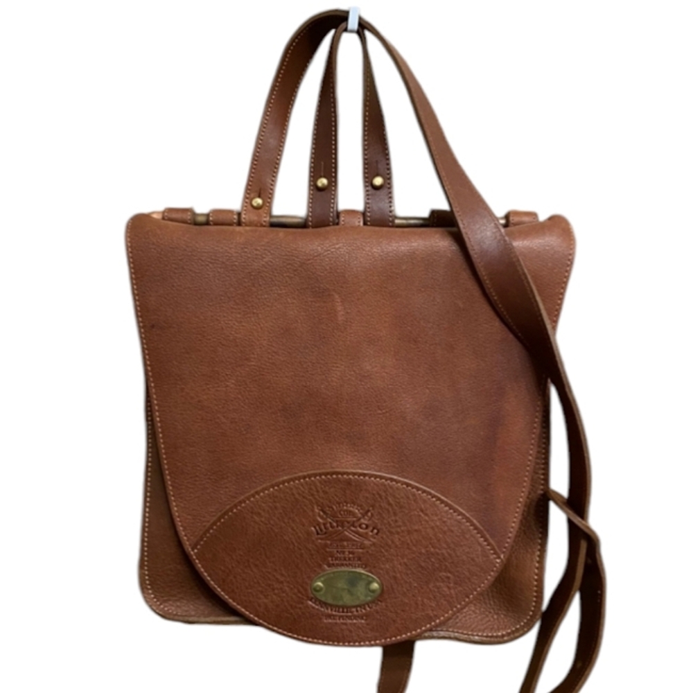 Chic Brown Leather Crossbody Bag - Picture 6 of 16